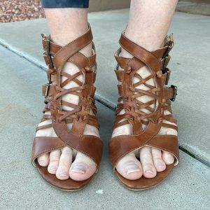 Boutique 9 gladiator wedge sandals